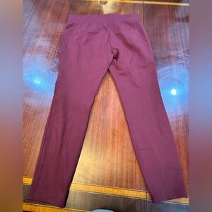 Dressbarn Burgundy Pants